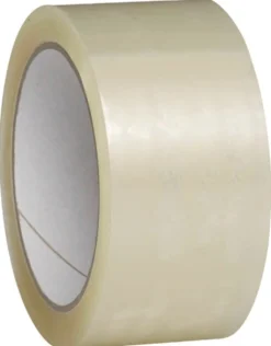 Packtejp PP/Akryl M610 Transparent, tystavrullad, 50mm x 66m, 36rl