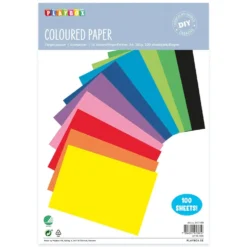 Papper Playbox A4 100g, 10 färger