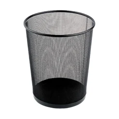 Papperskorg BNT Office Mesh Trådmetall, svart, 18 liter
