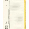 Pappersregister Esselte Servo A4 1-31, gul