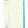 Pappersregister Jopa Original A4, 1-20, blå flikar, multihålning