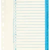 Pappersregister Nordic Office A4 A-Ö, 29 flikar