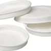 Papptubslock slagfast plast, 80mm diameter, brun