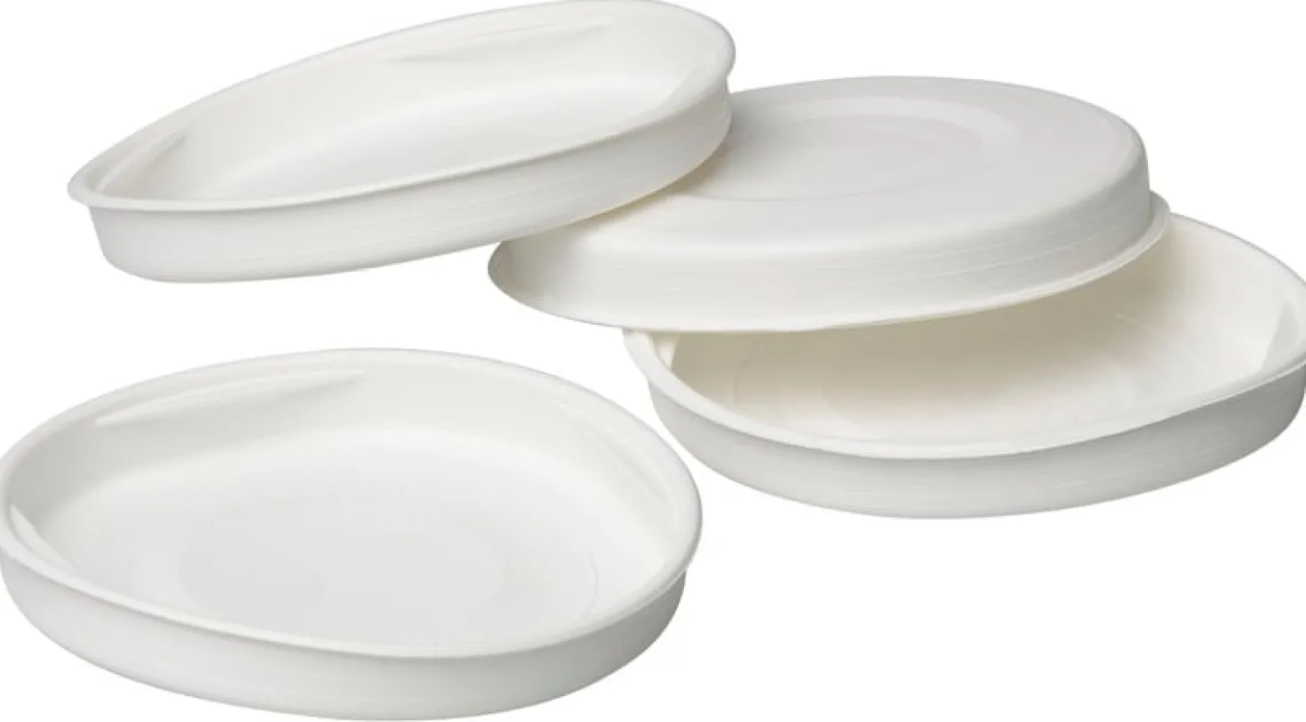 Papptubslock slagfast plast, 80mm diameter, brun