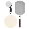 Pizzabakset MUSTANG med pizzasten, spade och slicer, 32 cm