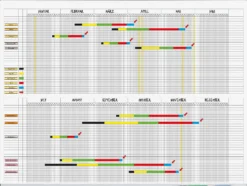 Planeringstavla Legamaster Årsplan, 7-dagars indelning, 90x120 cm