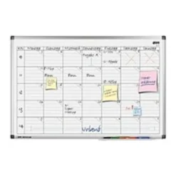 Planeringstavla Legamaster Veckoplan Whiteboard, 60x90 cm, 7 sektioner