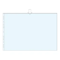Plastficka Copysafe A3 Liggande, 0,09 mm, 10 st