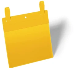 Plastficka Durable A5L med fästband för nätgaller