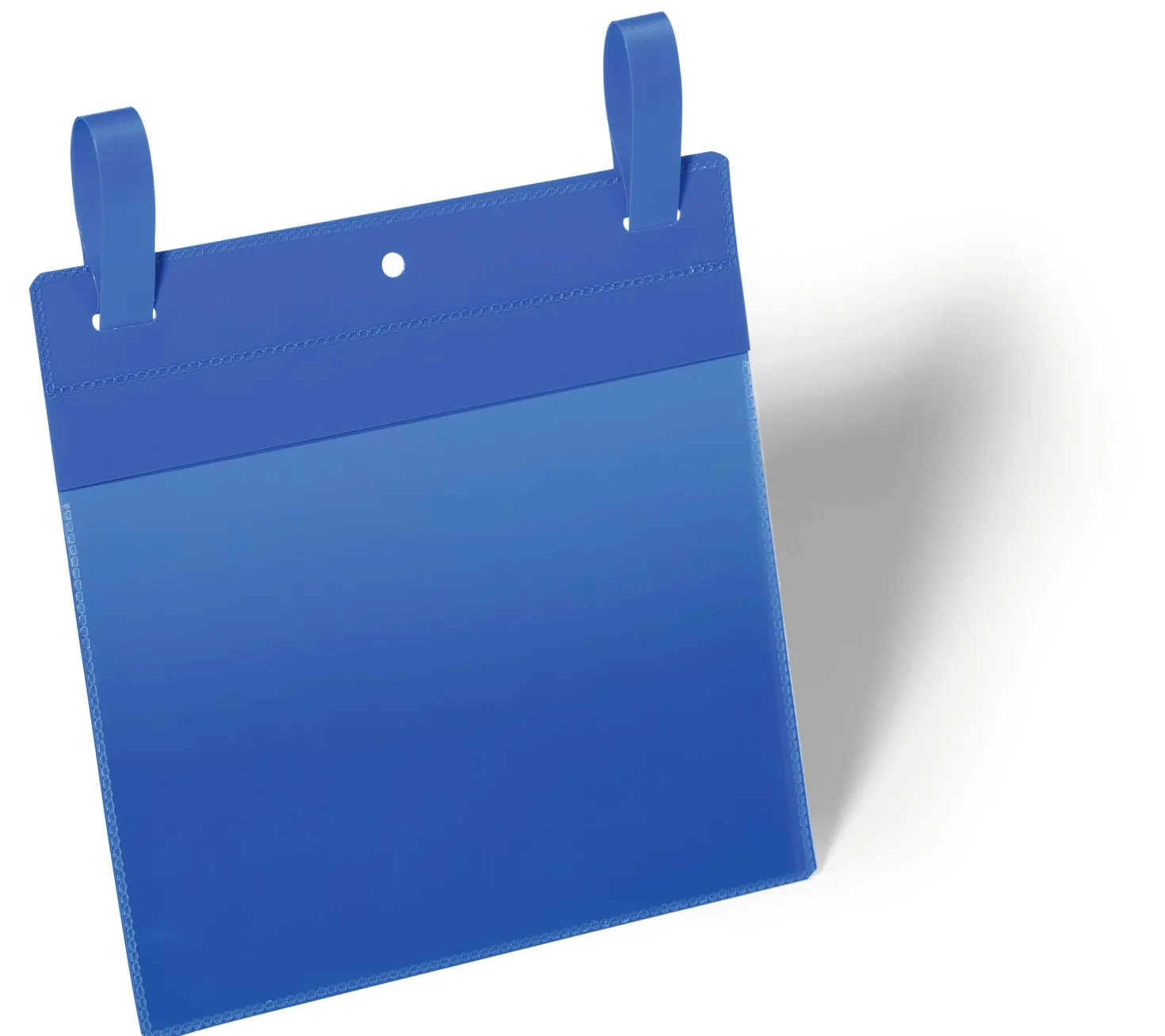 Plastficka Durable A5L med fästband för nätgaller