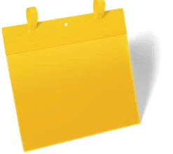 Plastficka Durable A4L med fästband, skyddande lock