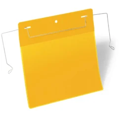 Plastficka Durable A5L med trådbygel, skyddande lock