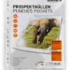 Plastficka Durable BUSINESS A4 Glasklar, universalhålad, 10 st