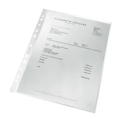 Plastficka Leitz re:cycle CS A4, 0,09 mm, 100 st