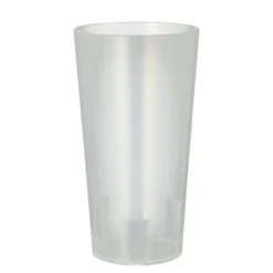 Plastglas Reuse Okrossbart PP, 40 cl, genomskinlig, 10 st