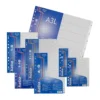 Plastregister Keba Business A5 1-5, transparent, vändbart indexblad