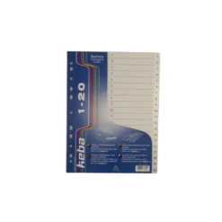 Plastregister Keba Business A4 1-20, transparent, polypropylen