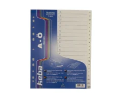 Plastregister Keba Business A4 A-Ö, transparent