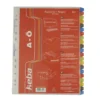 Plastregister Keba Executive A4+ A-Ö, transparent, 29 flikar