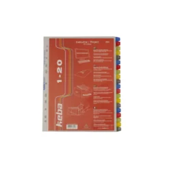 Plastregister Keba Executive A4+ 1-20, transparent