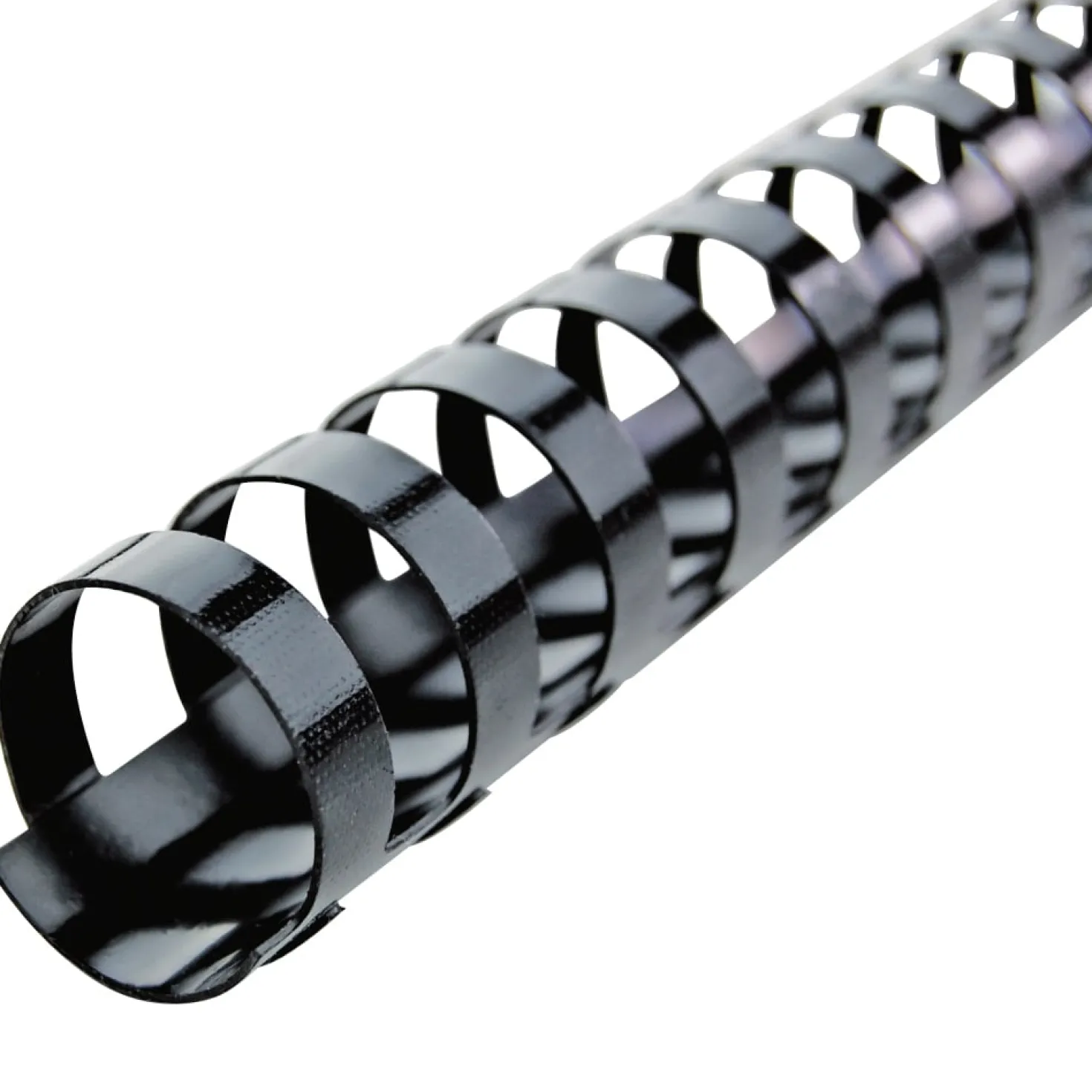 Plastspiral GBC CombBind 12 mm, svart, 21 ringar, 100 st