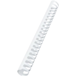 Plastspiral GBC CombBind 28 mm vit, 270 ark, 50 st