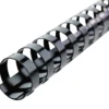 Plastspiral GBC CombBind PVC 6mm, svart, 100 st