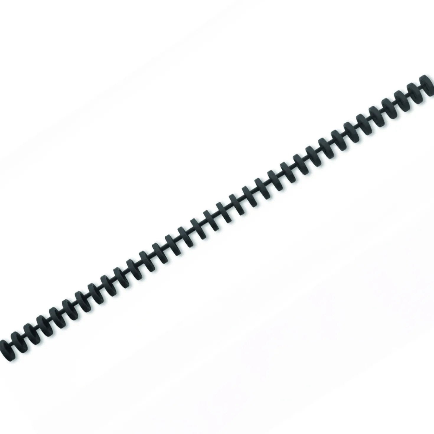 Plastspiral GBC Spiral Click, 12 mm, svart, 50 st/fp