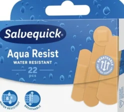 Plåster Salvequick Aqua Resist Mix, vattentäta, 22 st