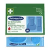 Plåster Salvequick Blue Detectable, metalldetekterbar, blå, 6 refill