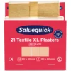 Plåster Salvequick Textil 6470XL Refill, XL, 6x21 st