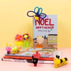 Pompombollar Playbox Neon, blandade storlekar