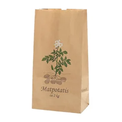 Potatispåse Kraftpapper Våtstark 3 kg, 170x105x390 mm, 500 st