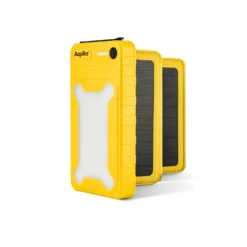 Powerbank Aqiila Powerbird BS10, 10 000 mAh, solcellsdriven, gul