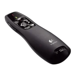 Presentationsfjärrkontroll Logitech R400, trådlös, röd laser, svart