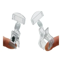 Prisklämma Liten Transparent, 0–12 mm, 10 st