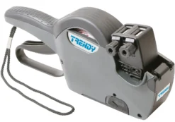 Prismärkare Trendy Grey 2-rad, 26x16mm, 8+6 tecken