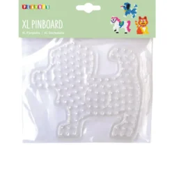 Pärlplatta Playbox XL Djurmotiv, stora pärlor, transparent