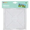 Pärlplattor Playbox Kvadrat Byggbara, transparenta, 2-pack
