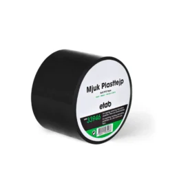 PVC-tejp Etab Mjuk, svart, 50mm x 20m