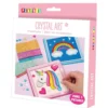 Pysselset Playbox Kristalltavlor, 3 motiv, självhäftande stenar