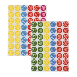 Rabattetiketter 20-50% Självhäftande, 24 mm, 240 st