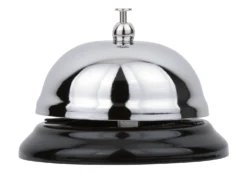 Receptionsklocka Klassisk, metall, klar klang