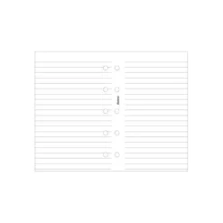 Refillblad Filofax Mini Anteckningsblad, linjerat vitt