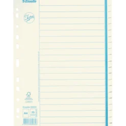 Register Jopa Papper Origin, 20 otryckta flikar, A4