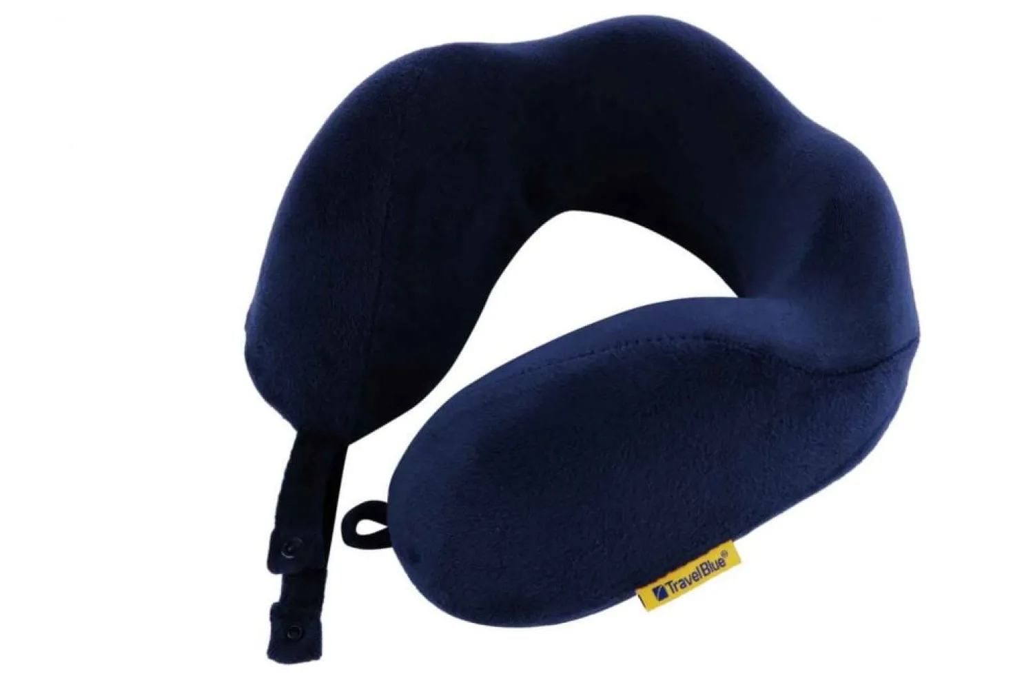 Resekudde Travelblue Tranquility, ergonomisk bredare passform, marinblå