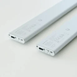 Sensorlampa Sunmatic LED Laddningsbar, silver, 30cm, 2-pack