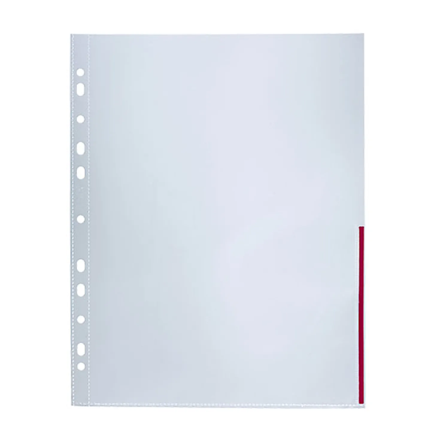 Signalficka Bantex A4, röd, kopiesäker, 10 st/fp