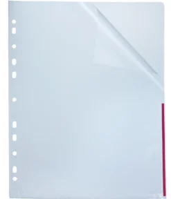 Signalficka Bantex A4, röd, kopiesäker, 10 st/fp