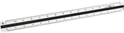 Skallinjal MR Typ B, 1:100–1:500, trekantig, 30 cm